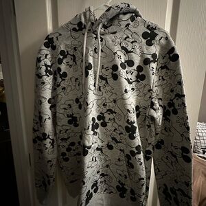 Gray Graphic Hoodie